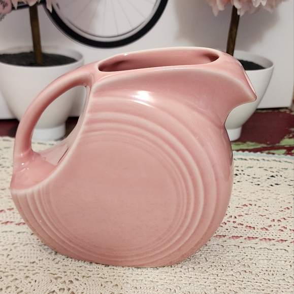 Vintage Fiestaware Pink Pitcher - Picture 4 of 5